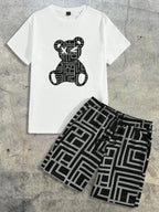 2026 Summer Men's Short  and shirt set
