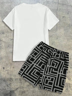 2026 Summer Men's Short  and shirt set