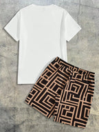 2026 Summer Men's Short  and shirt set